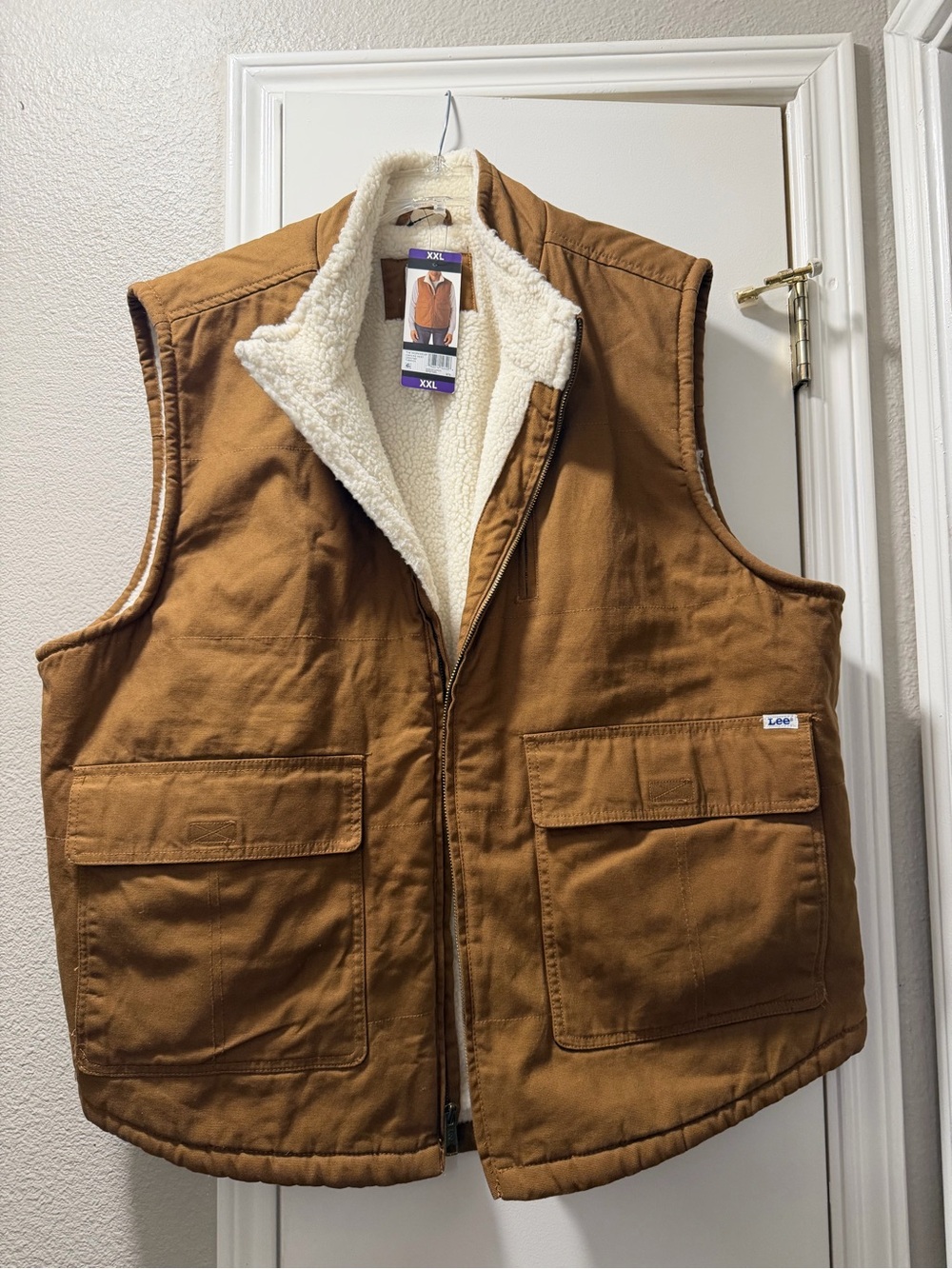 Lee Tan Sherpa-Lined Utility Vest